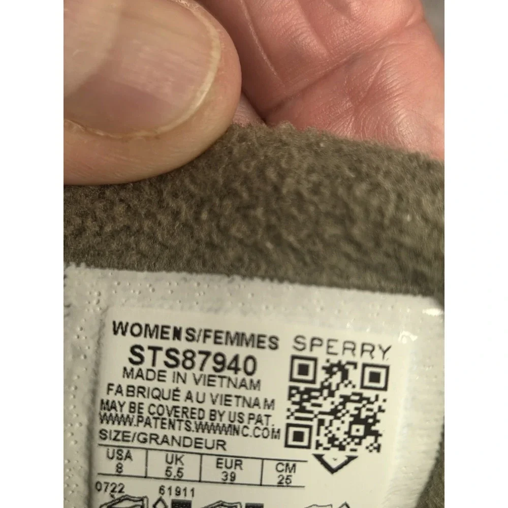 Sperry Womens-Size 8 ALL WEATHER BOOTS GREEN